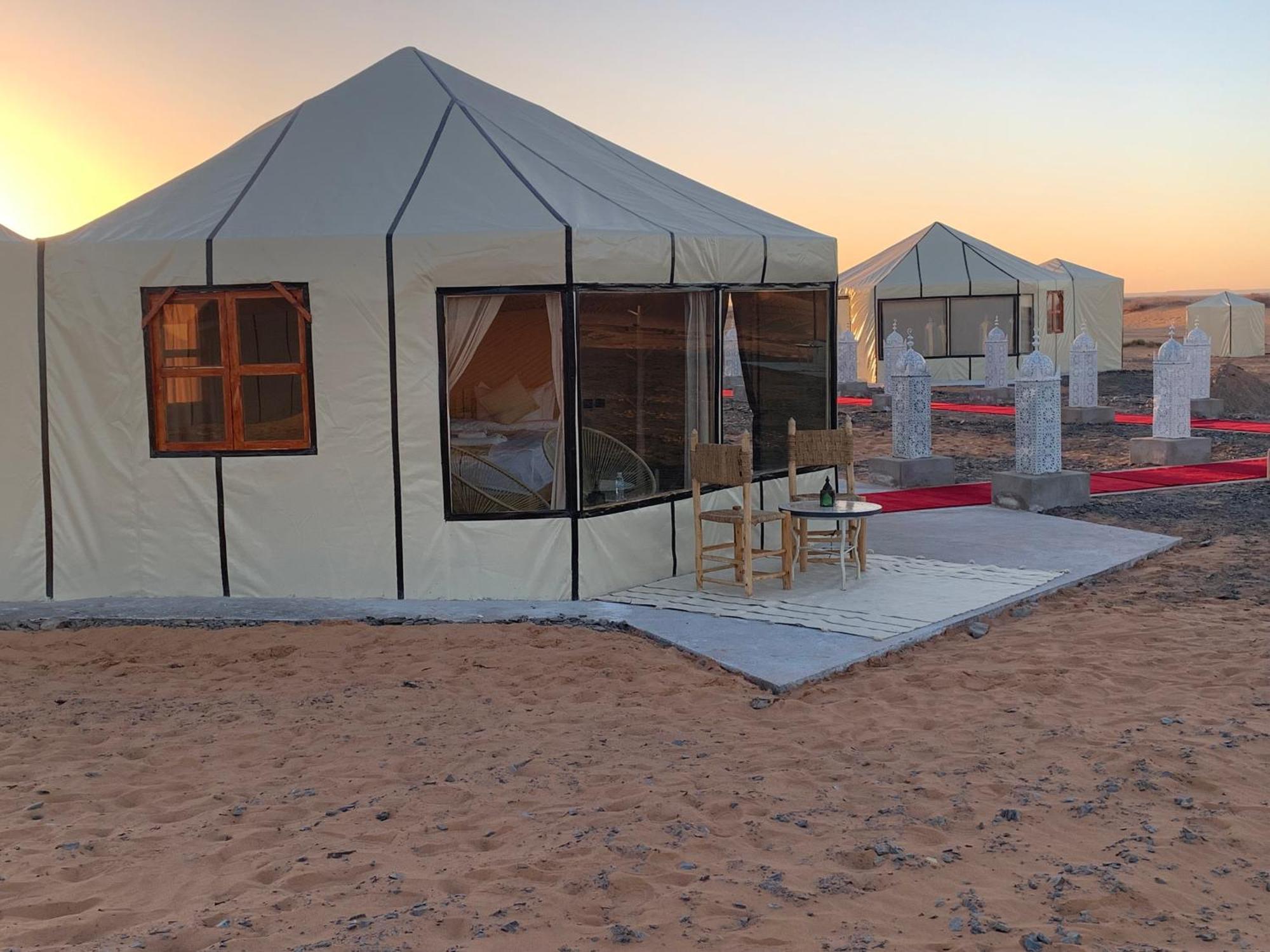 Hotel Palmyra Luxury Camp Merzouga Exterior foto
